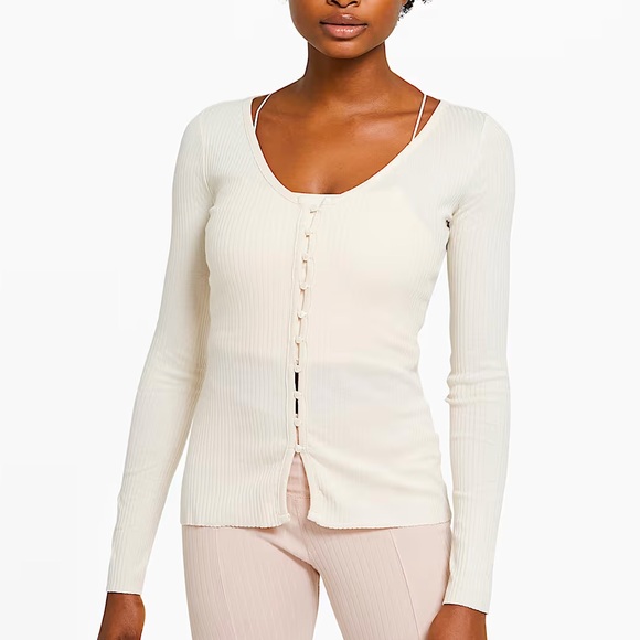 Nike Tops - Nike Yoga Ribbed Cardigan
